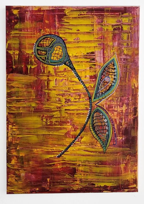 Survivor abstract painting
