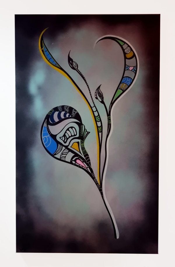 The branch abstract painting